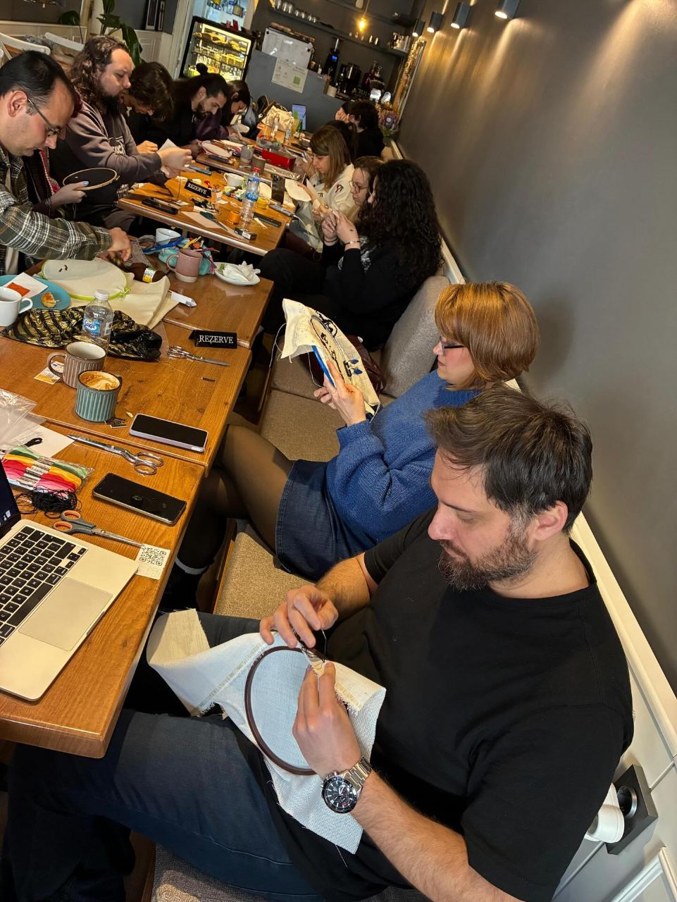 Kanaviçe Atölyesi etkinliğinden fotoğraf (9/18).