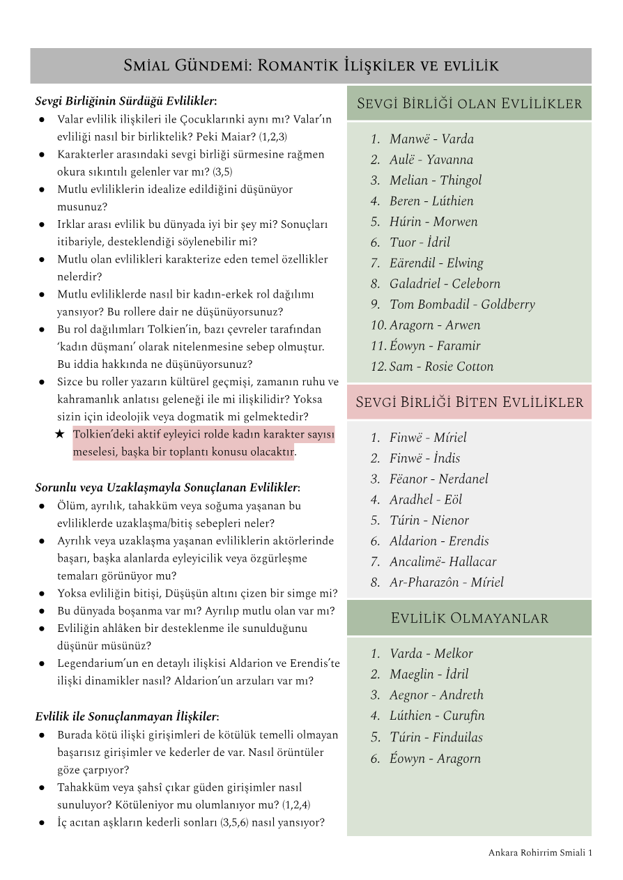 2026 Şubat İlişkiler ve Evlilik — PDF'nin ilk sayfa önizlemesi